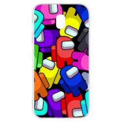 Чехол для Samsung J3 2017 Among us multicolored - PrintSalon