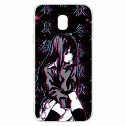 Чохол для Samsung J3 2017 Anime Girl Glitch - PrintSalon