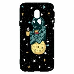 Чохол для Samsung J3 2017 Astronaut and coffee - PrintSalon