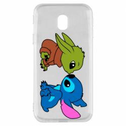 Чехол для Samsung J3 2017 Baby Yoda And Stitch - PrintSalon
