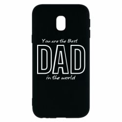 Чохол для Samsung J3 2017 Best dad text - PrintSalon