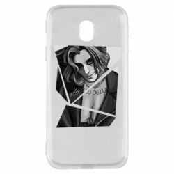 Чехол для Samsung J3 2017 Black and white Damiano - PrintSalon