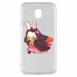 Чехол для Samsung J3 2017 Chibi Bunny Kamado Nezuko - PrintSalon