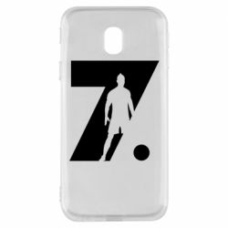 Чехол для Samsung J3 2017 Cristiano Ronaldo Silhouette Art - PrintSalon