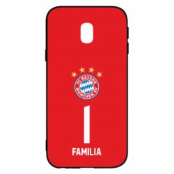 Чехол для Samsung J3 2017 FC Bayern. Твоя фамилия, номер (англ.) - PrintSalon