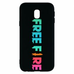 Чехол для Samsung J3 2017 Free fire gradient logo - PrintSalon