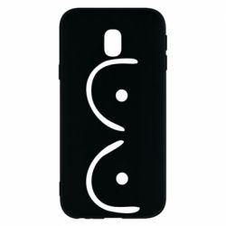 Чехол для Samsung J3 2017 Funny tits - PrintSalon