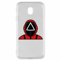 Чехол для Samsung J3 2017 Игра в кальмара Soldier - PrintSalon