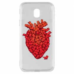 Чехол для Samsung J3 2017 Heart of many cats - PrintSalon