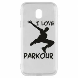 Чехол для Samsung J3 2017 I love parkour - PrintSalon
