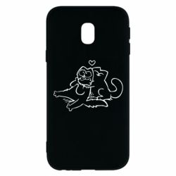 Чехол для Samsung J3 2017 Кот Саймона Любовь - PrintSalon