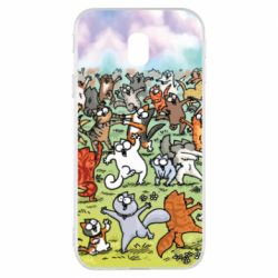 Чохол для Samsung J3 2017 Коти танцюють - PrintSalon
