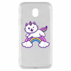 Чехол для Samsung J3 2017 Котик-единорог - PrintSalon
