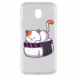 Чехол для Samsung J3 2017 Котик. Суши-кровать - PrintSalon