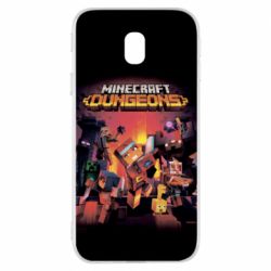 Чехол для Samsung J3 2017 Minecraft Dungeons new - PrintSalon