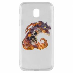 Чехол для Samsung J3 2017 Natsu with a dragon - PrintSalon