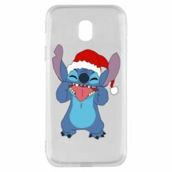 Чехол для Samsung J3 2017 Новогодний Стич - PrintSalon