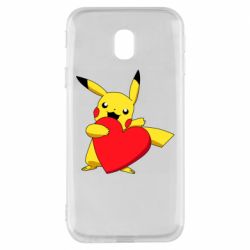 Чехол для Samsung J3 2017 Pikachu Heart - PrintSalon