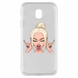 Чехол для Samsung J3 2017 Punk Girl - PrintSalon