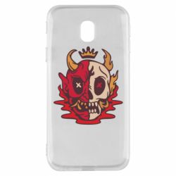 Чехол для Samsung J3 2017 Skull face - PrintSalon