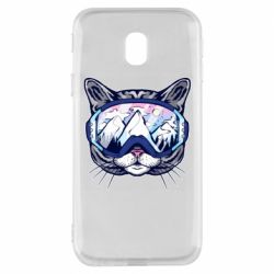 Чехол для Samsung J3 2017 Snowboard Cat - PrintSalon