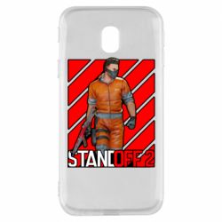 Чехол для Samsung J3 2017 Standoff 2 Red Logo - PrintSalon