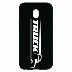 Чехол для Samsung J3 2017 Truck simple art - PrintSalon