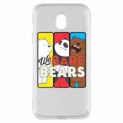 Чехол для Samsung J3 2017 We bare bears collage - PrintSalon