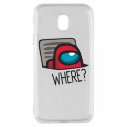 Чехол для Samsung J3 2017 Where? ( Among Us ) - PrintSalon