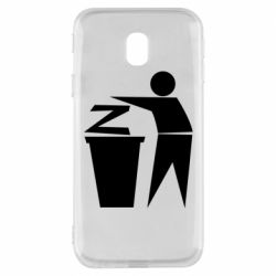 Чехол для Samsung J3 2017 Z is a trash - PrintSalon