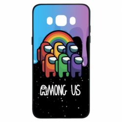 Чехол для Samsung J7 2016 Among Us art paints - PrintSalon