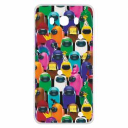 Чохол для Samsung J7 2016 Among Us Astronauts 3D - PrintSalon