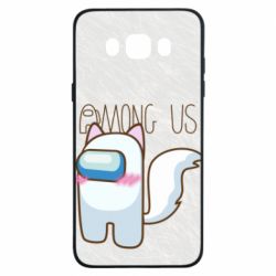 Чохол для Samsung J7 2016 Among us cute cat - PrintSalon