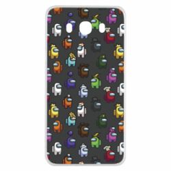 Чехол для Samsung J7 2016 Among Us Pattern - PrintSalon