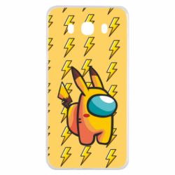 Чехол для Samsung J7 2016 Among Us - Pikachu skin - PrintSalon