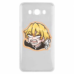 Чехол для Samsung J7 2016 Angry Zenitsu Agatsuma - PrintSalon