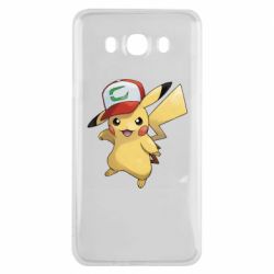 Чехол для Samsung J7 2016 Ash's hat Pikachu - PrintSalon
