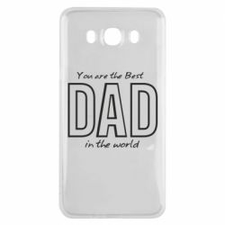Чехол для Samsung J7 2016 Best dad text