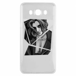 Чехол для Samsung J7 2016 Black and white Damiano