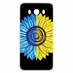 Чехол для Samsung J7 2016 Большой подсолнух Украина
