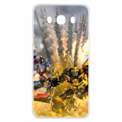 Чохол для Samsung J7 2016 Bumblebee and Optimus Prime - PrintSalon