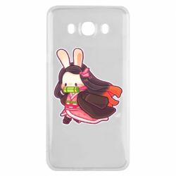 Чехол для Samsung J7 2016 Chibi Bunny Kamado Nezuko - PrintSalon