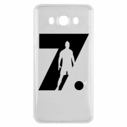 Чехол для Samsung J7 2016 Cristiano Ronaldo Silhouette Art