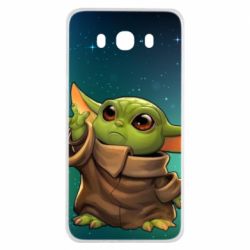 Чохол для Samsung J7 2016 Cute Baby Yoda - PrintSalon
