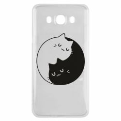Чехол для Samsung J7 2016 Cute yin yang cats