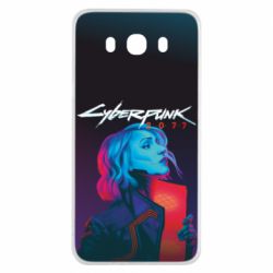 Чохол для Samsung J7 2016 Cyberpunk Girl Portrait - PrintSalon