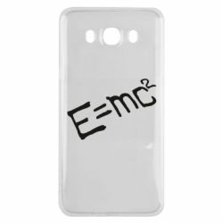 Чехол для Samsung J7 2016 E=mc2 - PrintSalon