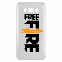Чохол для Samsung J7 2016 Free Fire vertical logo - PrintSalon