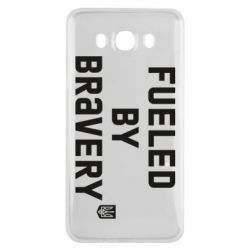 Чехол для Samsung J7 2016 Fueled by bravery - PrintSalon