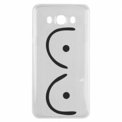 Чехол для Samsung J7 2016 Funny tits